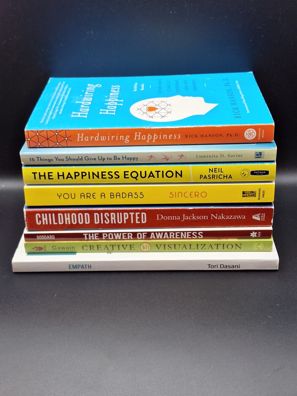 Self Help Book Lot 8 Mindfulness Mental Health Empath You Are a Badass Mindset